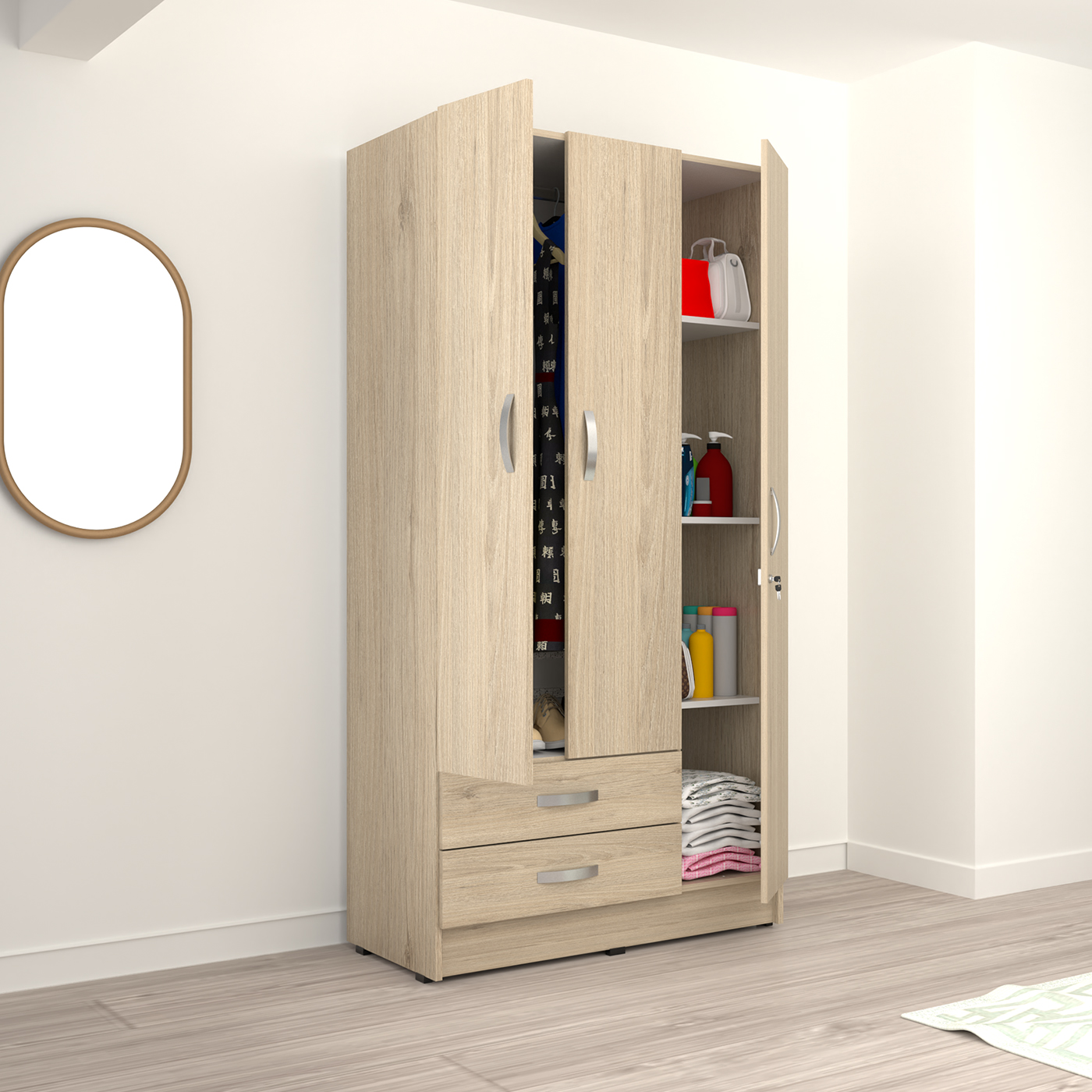 ARMARIO 180x91.5x45 AM20223 ARENA D/B