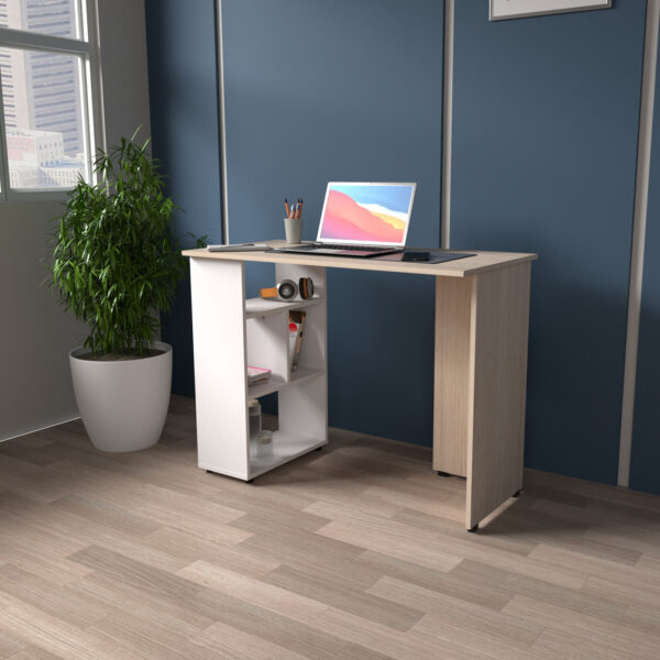 ESCRITORIO 75x100x50 ES9903 ARENA/BLANCO