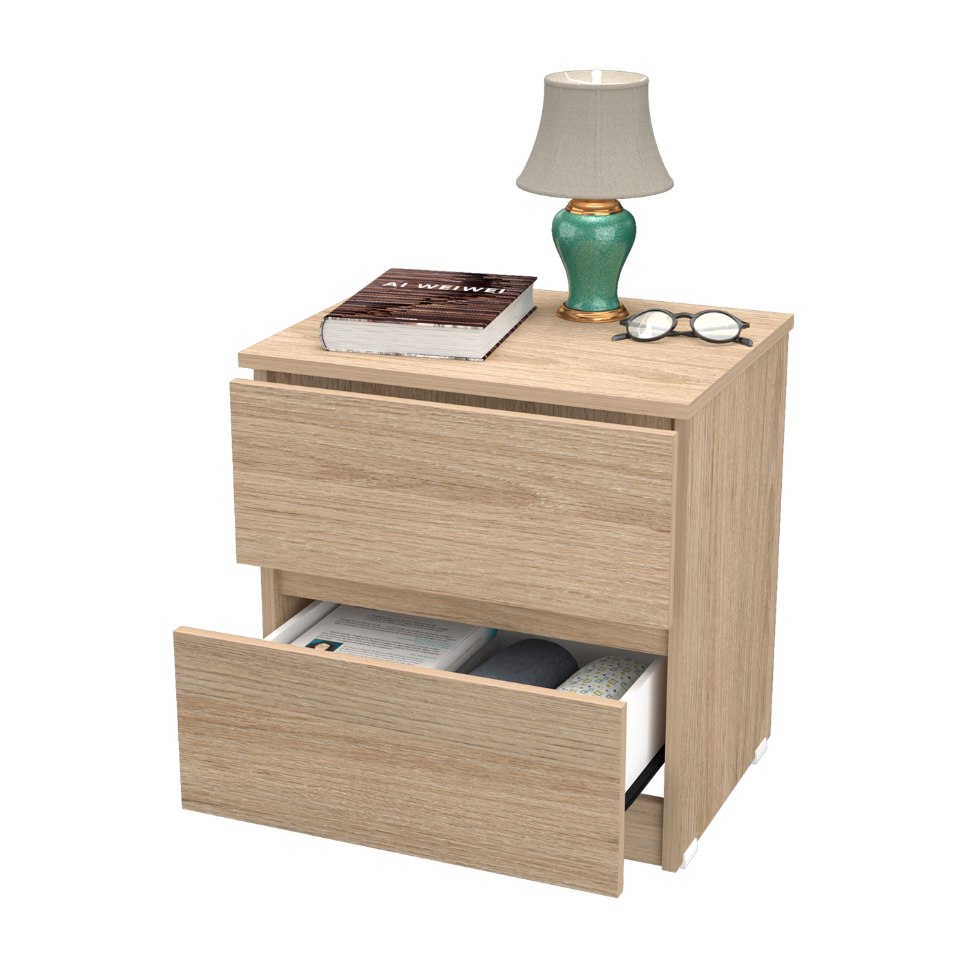 MESA DE NOCHE 51x48x37.5 MN2610 ARENA D/B - Image 5