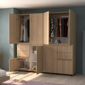 ARMARIO 200x200x51.5 AM30923 ARENA DB/BLANCO