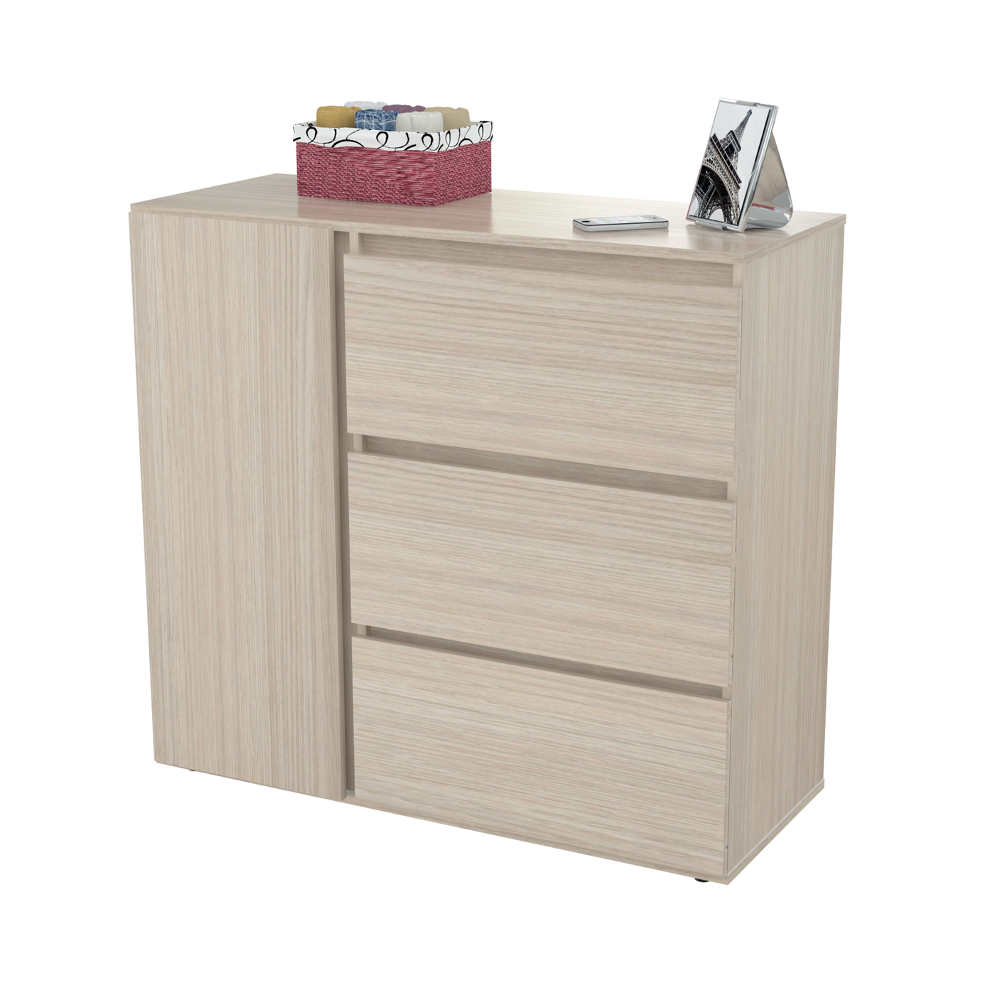 COMODA 91x100x40 COM6628 ARENA DB/BLANCO - Image 6