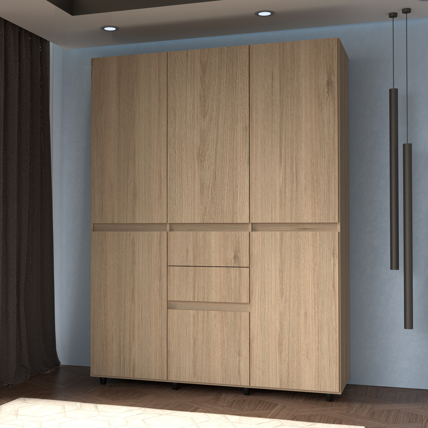 ARMARIO 200x150x51.5 AM31023 ARENA DB/BLANCO