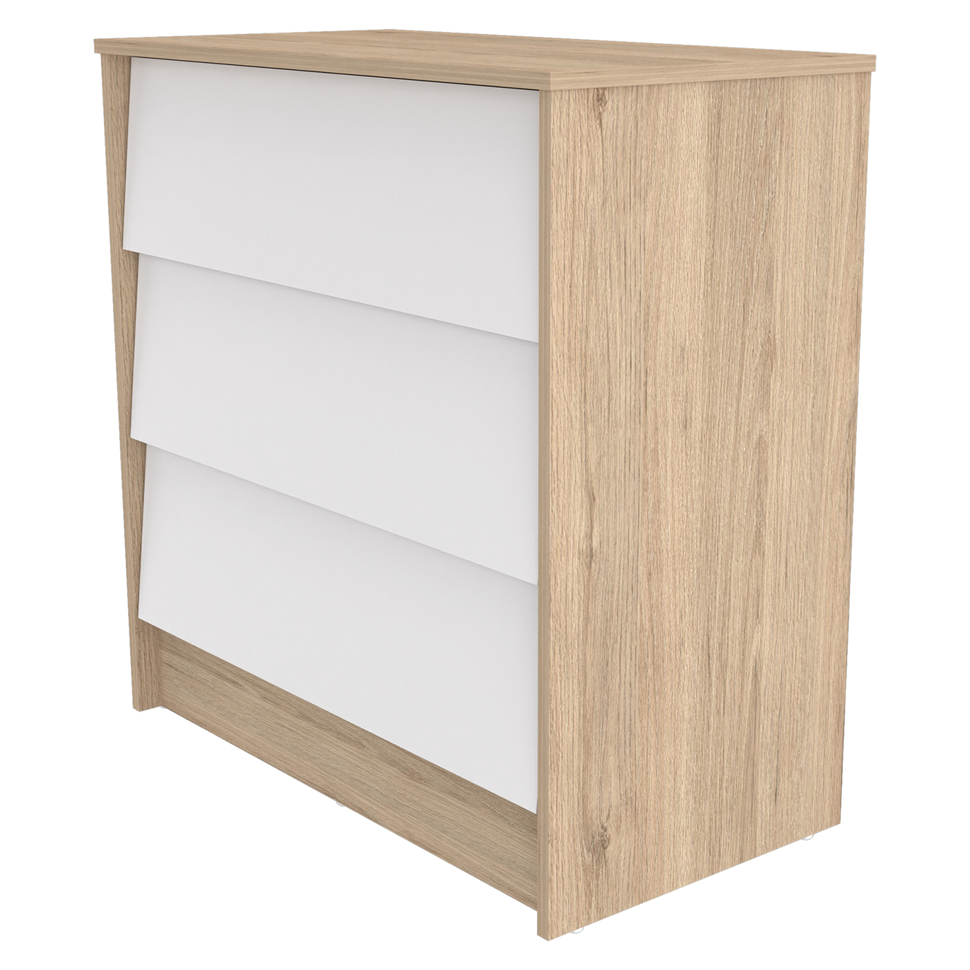 COMODA 79x76.2x40 COM10028 ARENA/BLANCO - Image 3