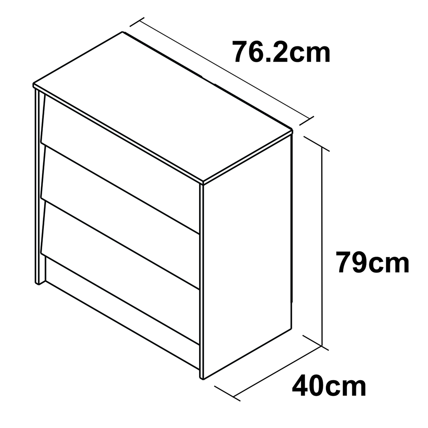 COMODA 79x76.2x40 COM10028 ARENA/BLANCO - Image 6