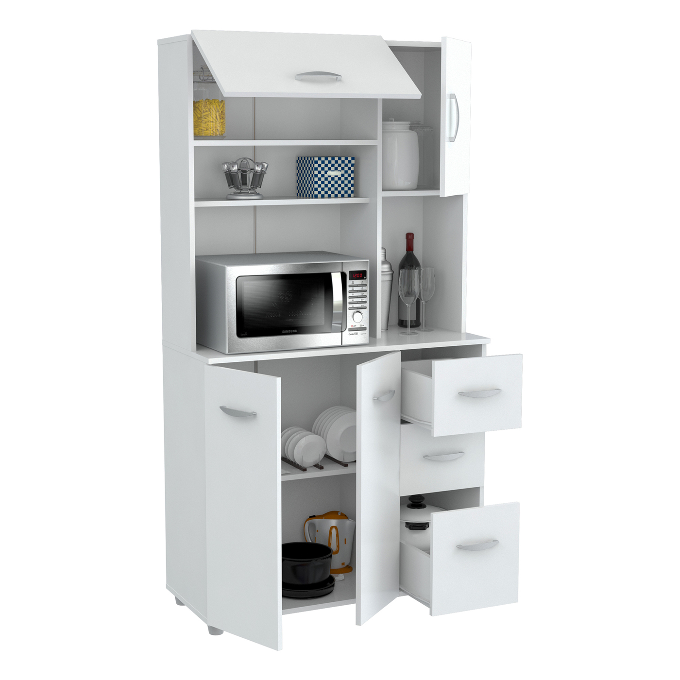 GABINETE MULTIUSOS COCINA GCM042 168X89X39 BLANCO - Image 2