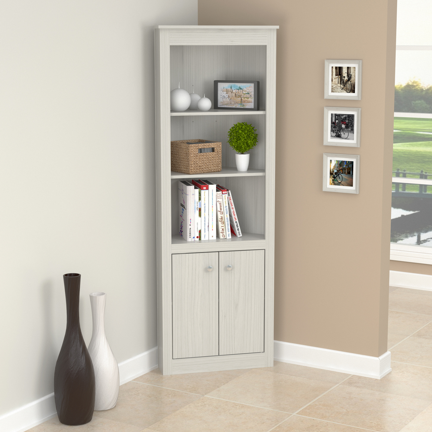 BIBLIOTECA 180x62x29 BE9204 GLACIAL