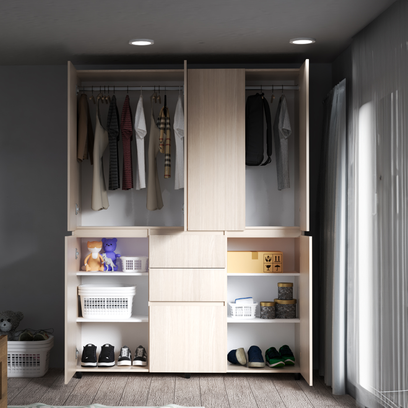 ARMARIO 200x150x47 AM25623 ARENA D/B