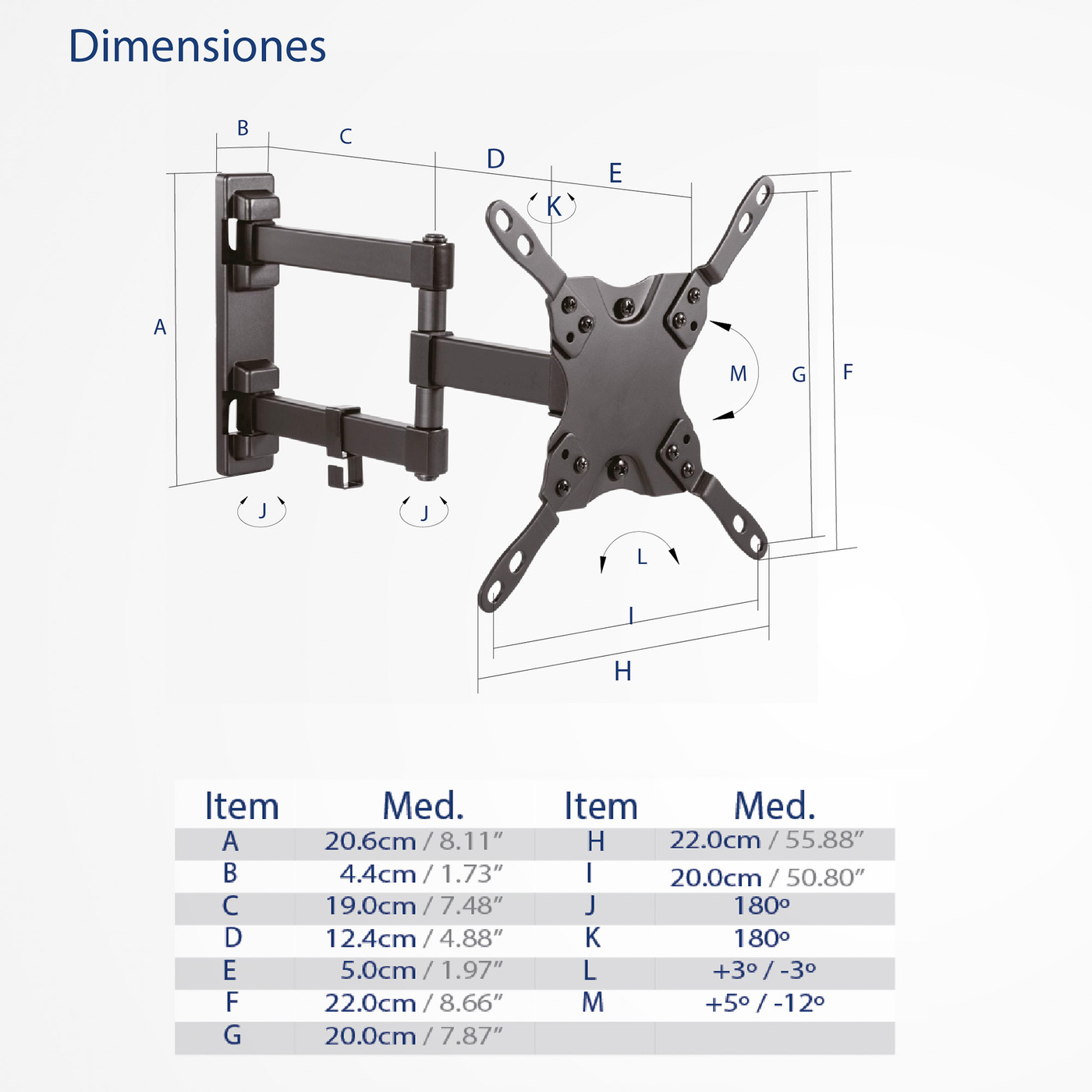 SOPORTE DE TV FLEXIBLE 13' a 42' - Image 3