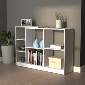 BIBLIOTECA 82x117x30 BE15304 BLANCO/CHANTILLI