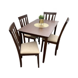 COMEDOR SALENTO CREMA/MOCA 4 PUESTOS