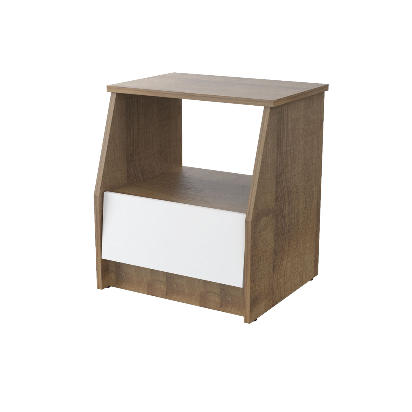 MESA DE NOCHE 50x45x37.5 MN7410 AMARETTO/BLANCO - Image 4