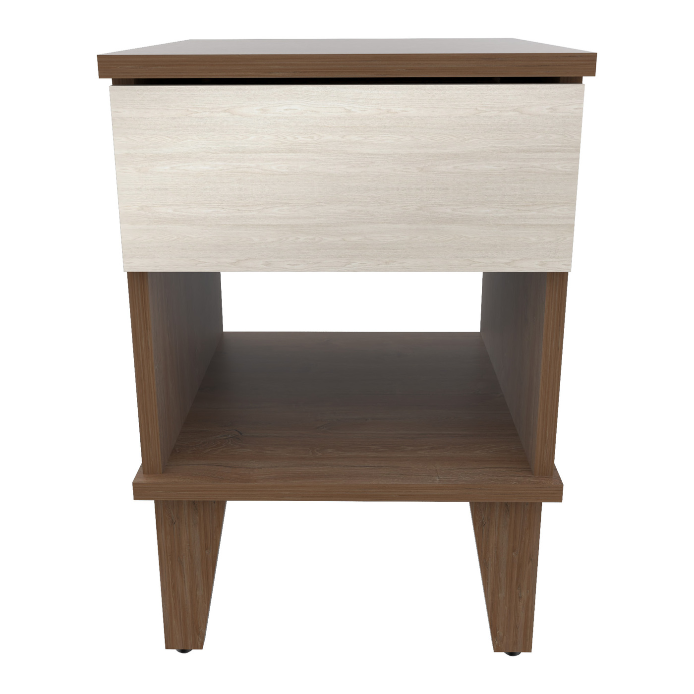 MESA DE NOCHE 49x33x38 MN6110 AMARETTO/BLANCO - Image 4