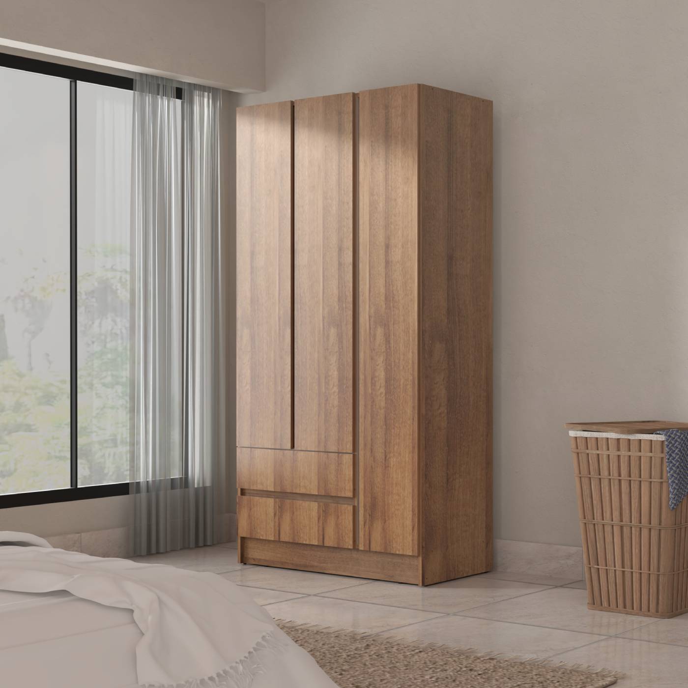 ARMARIO 180x91.5x45 AM20223 AMARETO D/B - Image 2