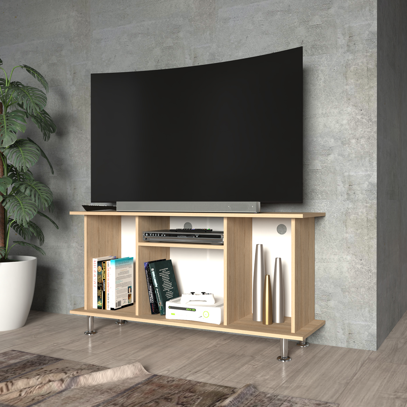 MESA TV/VIDEO 61x120x35 MTV5219 ARENA TV HASTA 50''