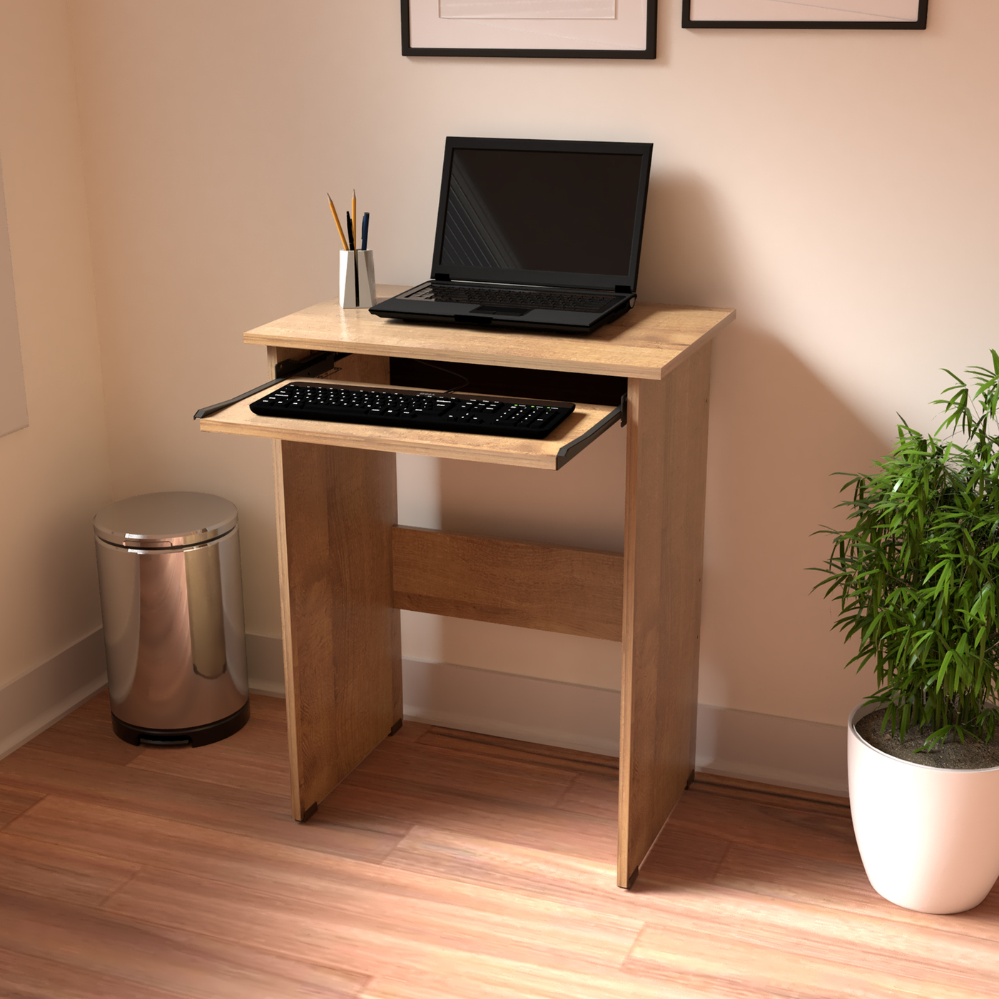 MESA DE COMPUTO 77x60x40 MC6420 AMARETTO