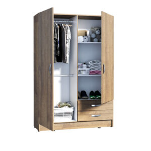 ARMARIO 182x123.5x46 AM21423 AMARETO D/B