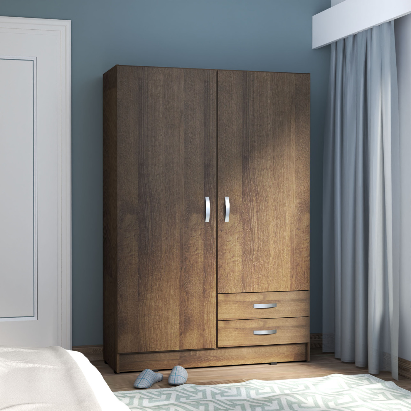 ARMARIO 182x123.5x46 AM21423 AMARETO D/B - Image 6