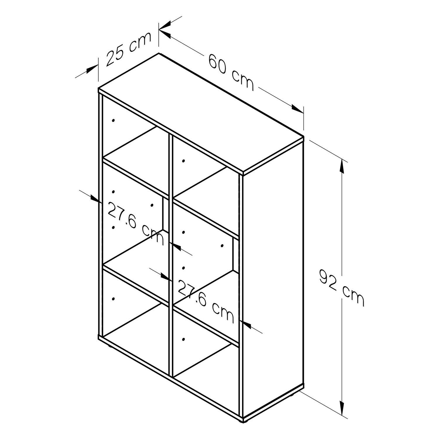 BIBLIOTECA 92x60x25 BE13904 BLANCO - Image 6