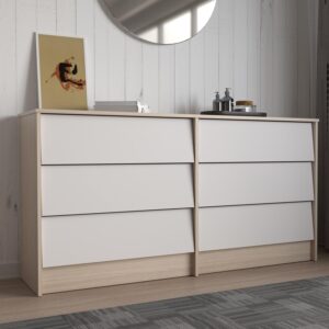 COMODA 79x150x40 COM10128 ARENA/BLANCO