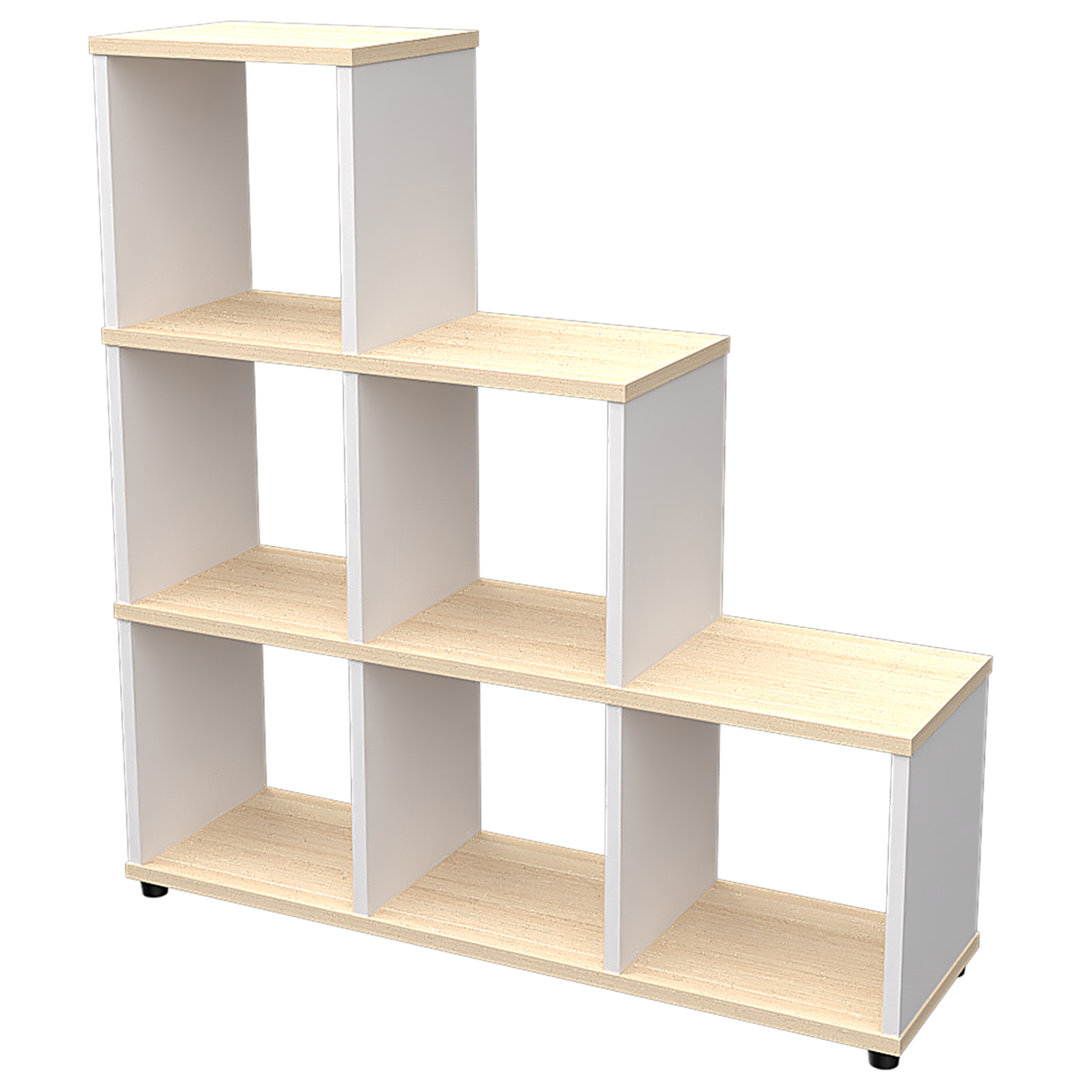 BIBLIOTECA 84,5x80x23 BE12304 ARENA/BLANCO - Image 4