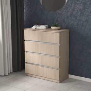 COMODA 96x80x37.5 COM11228 ARENA/BLANCO