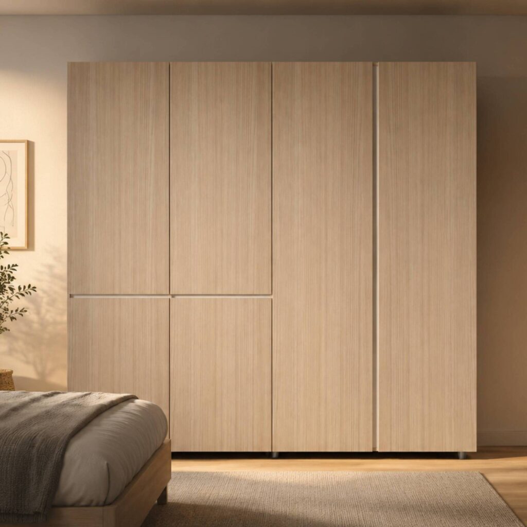 ARMARIO 200x200x50 AM39523 ARENA/BLANCO