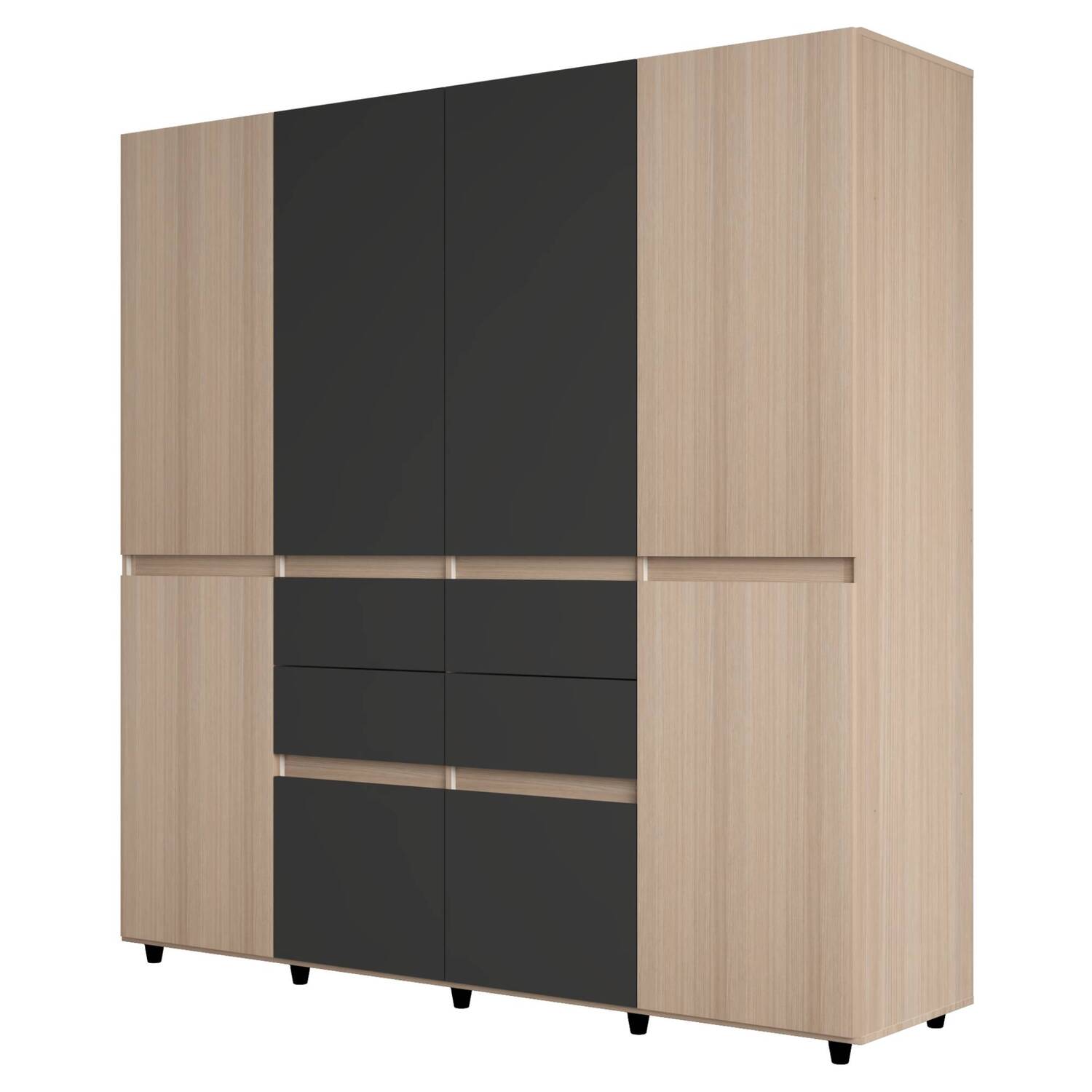 ARMARIO 200x200x51.5 AM30923 ARENA/PLOMO - Image 3