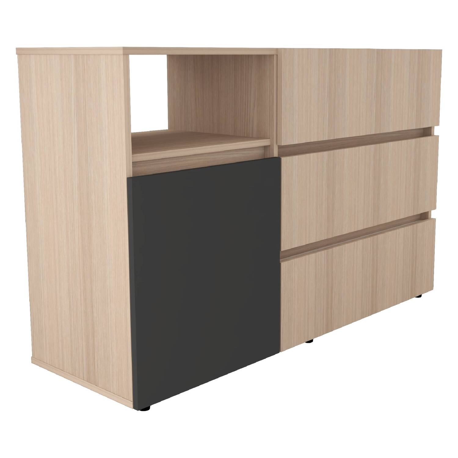 COMODA 77x120x40 COM10428 ARENA/PLOMO - Image 4